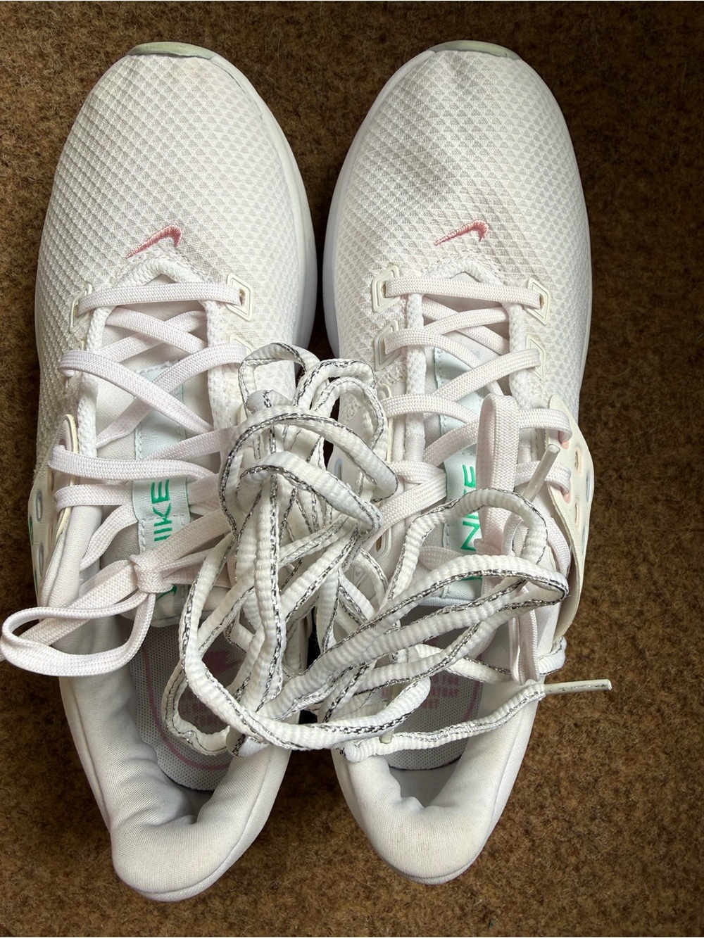 Nike Air Max Bella Training Shoes White/Pink Glaze Menta, Women’s Size 9 - Picture 7 of 10